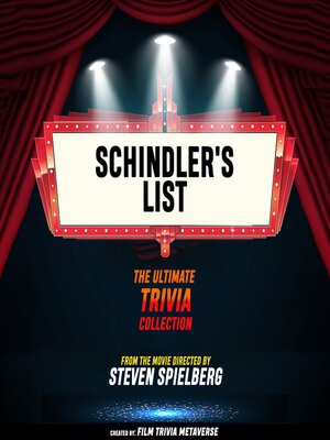cover image of Schindler's List--The Ultimate Trivia Collection